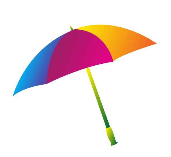 colorful umbrella png download - Png Lab